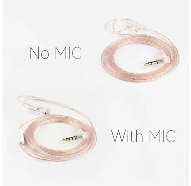 Alt view image 4 of 6 - QKZ A3 silver Plating Upgrade Cable - Dual-Pair Headphone Upgrade Cable - HiFl H