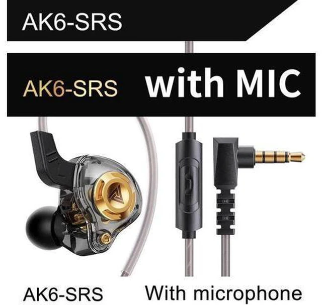 Main image of Aomoproing QKZ AK6 SRS mobile phone head p hones - In-ear dvnamic coil headphone