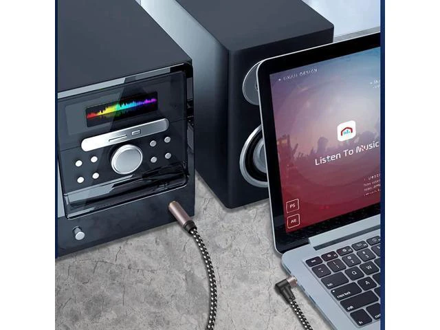Alt view image 4 of 5 - 3.5mm audio jack for headphones, male-to-male connection, sound card, livestream