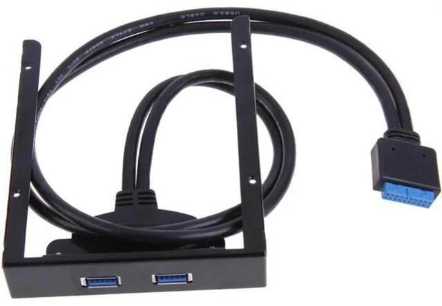 Alt view image 4 of 6 - Aomoproing USB 3.0 Front Panel 2 Port USB 3.0 PCI Express Card+3.5 Motherboard F