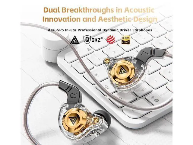 Alt view image 3 of 3 - Aomoproing QKZ AK6 SRS mobile phone head p hones - In-ear dvnamic coil headphone