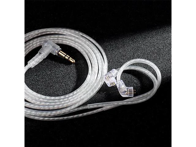 Alt view image 5 of 5 - QKZ A2 Dual-Parallel Silver-Coated Upgrade Cable 0.75MM Gold-Coated PlugConnecto
