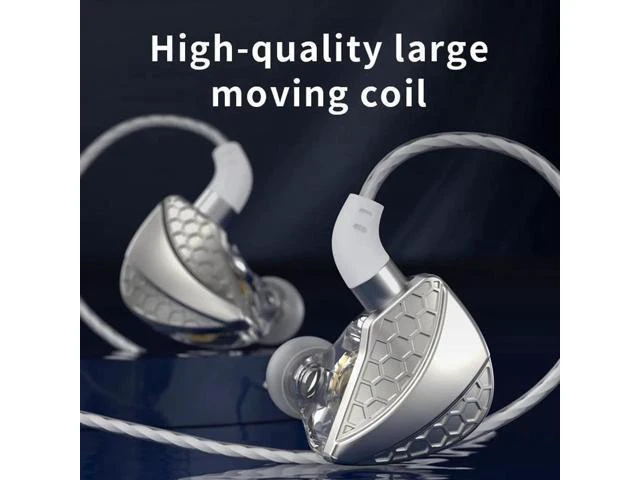 Alt view image 2 of 5 - QKZ Hi6T Over-ear Headphones -Monitoring Headphones -Line-ControlledBass Headpho