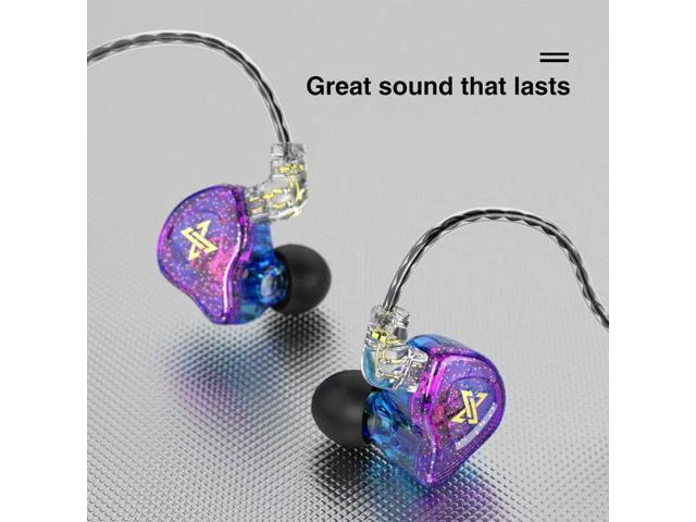 Alt view image 4 of 5 - QKZ AK6 MAX In-ear DynamicTransducer Headphones with HiFi Sound.Deep Bass, Line