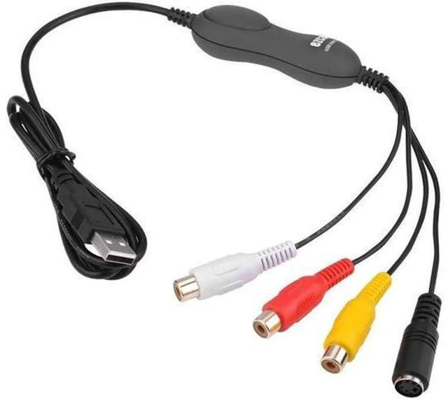 Alt view image 2 of 7 - USB Audio Video Capture USB 2.0 Video Converter Convert Analog Video to Digital