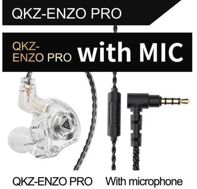 Main image of Aomoproing QKZ ENZ0 PRO - Enzo Mobile Headphones - In-ear heavy bass wired remot