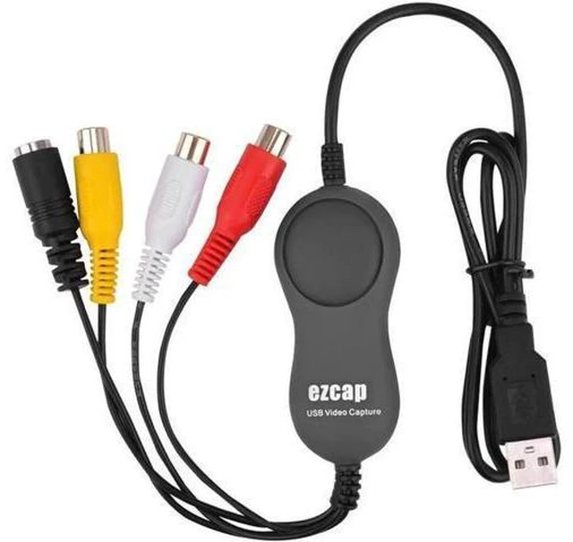 Alt view image 6 of 7 - USB Audio Video Capture USB 2.0 Video Converter Convert Analog Video to Digital