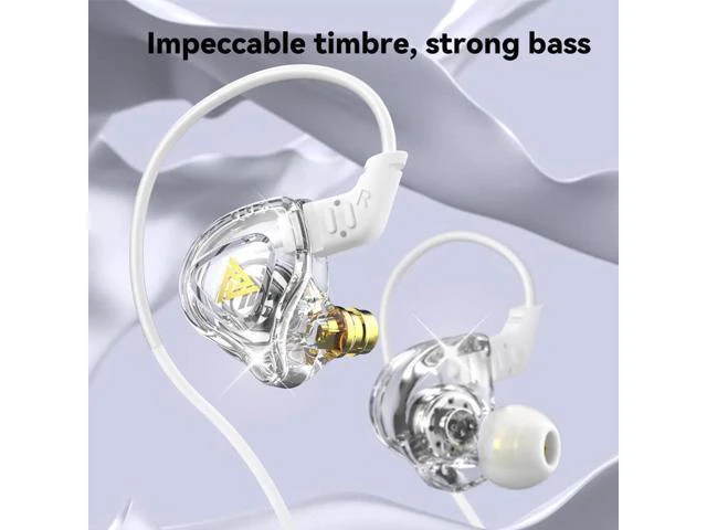 Alt view image 5 of 5 - QKZ AK6-DMXIn-ear headphones, monitoring headphones, HlFlmoving-coil wired remot