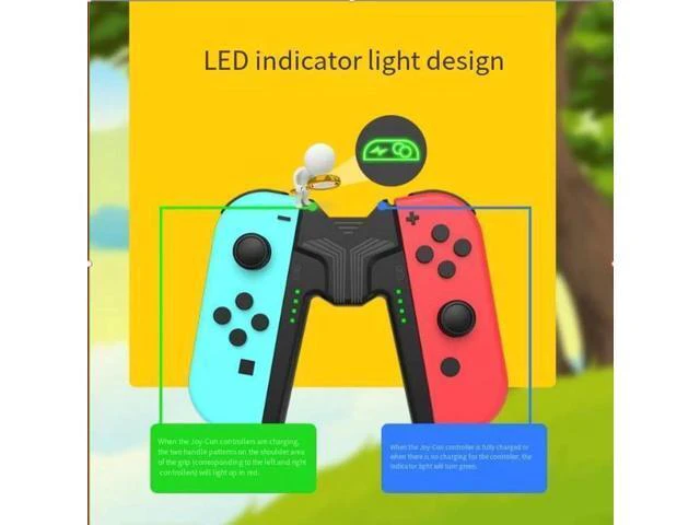 Alt view image 4 of 5 - New Nintendo Switch OLED Joy-Con controller charginggrip- NS leftand righthand c