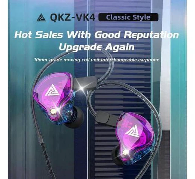 Main image of QKZ/TingshengVK4 mobile phone headphones, sports headphones, in-earwired control
