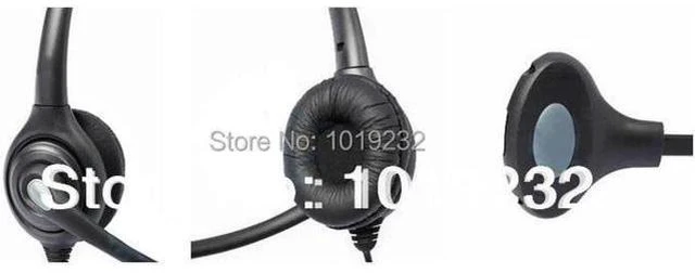 Alt view image 3 of 5 - Aomoproing Dual 3.5mm plug or RJ9 plug or 2.5mm plug call center headset,compute