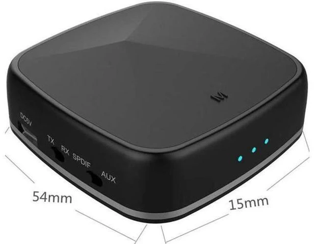 Alt view image 2 of 6 - 3.5mm Bluetooth Wireless Adapter 2-In-1 Bluetooth Transmitter Receiver support A