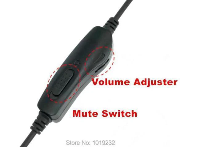Alt view image 2 of 3 - Aomoproing RJ9 plug Noise canceling Telephone headset call center headset busine