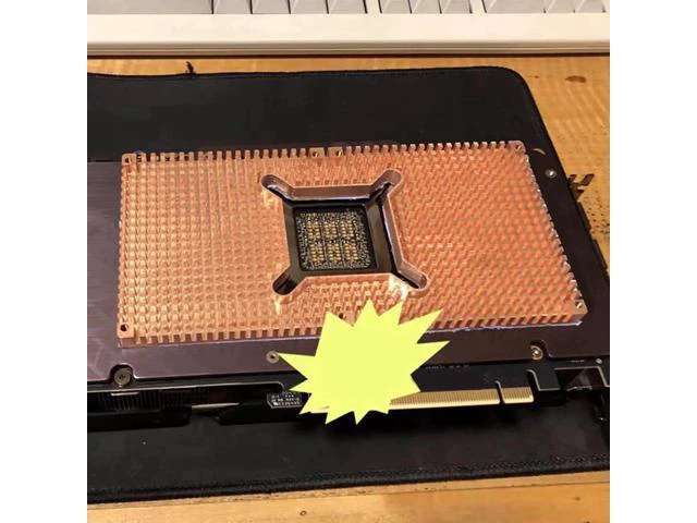 Alt view image 3 of 6 - Aomoproing For RTX 3060 3080 3090 Backplane Pure Copper Heat Sink Graphics Card