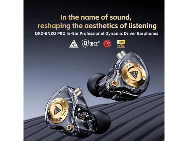 Alt view image 2 of 3 - QKZ ENZ0 PRO - Enzo Mobile Headphones - In-ear heavy bass wired remotecontrol-Re