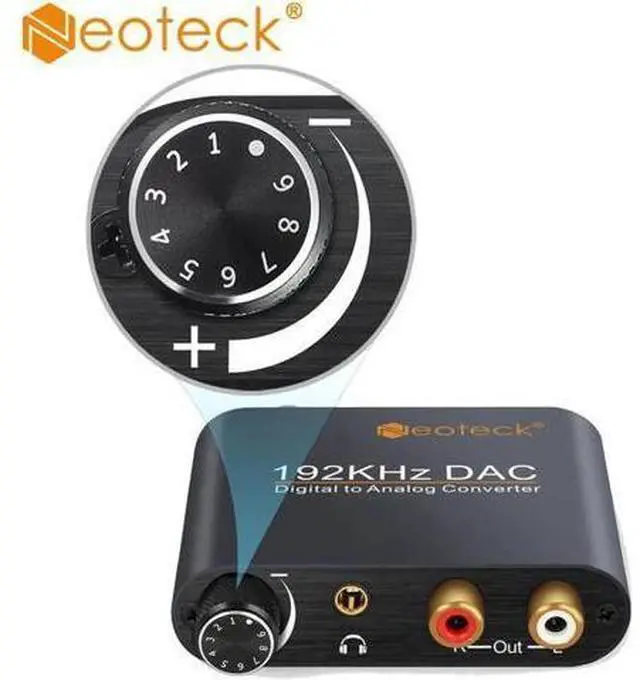 Main image of Digital To Analog Audio Converter Optical Coaxial Toslink To Analog RCA 3.5mm Ja