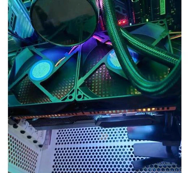 Alt view image 6 of 6 - For RTX 3060 3080 3090 Backplane Pure Copper Heat Sink Graphics Card Memory Auxi