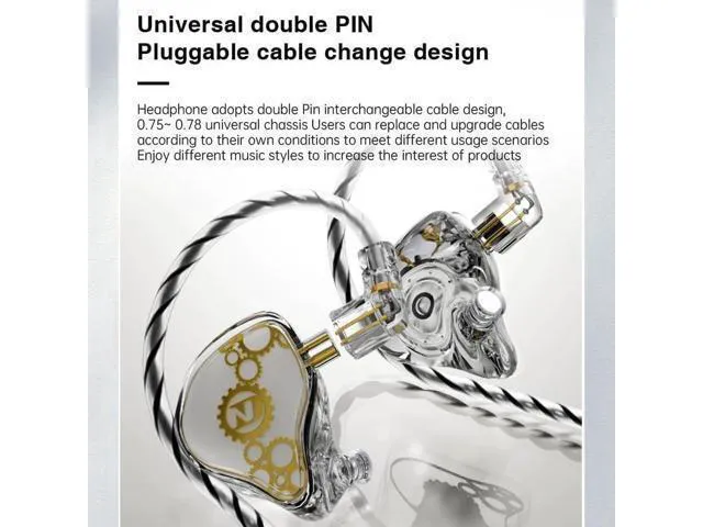 Alt view image 2 of 7 - ND IEM,in Ear Monitor Earphones, High Performance Dynamic Headphones,iems for Ga