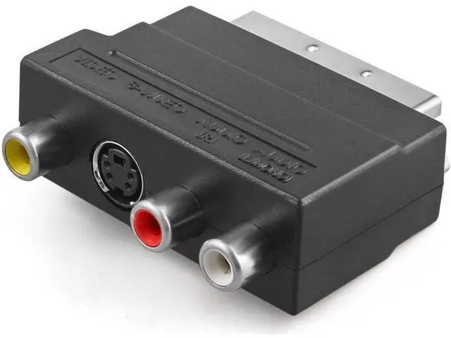 Main image of 10PCS RGB Scart to Composite RCA SVHS S-Video AV TV Audio Cable Adapter