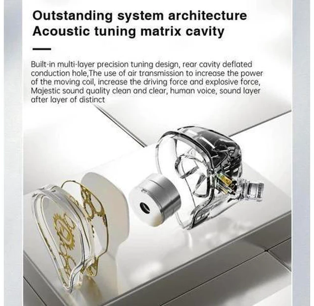 Alt view image 7 of 7 - Aomoproing ND IEM,in Ear Monitor Earphones, High Performance Dynamic Headphones,