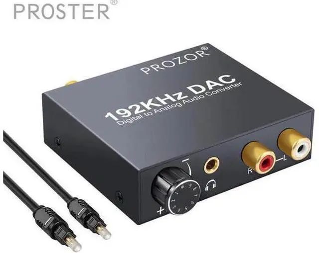 Main image of 192kHz DAC Converter Digital Optical Coaxial Toslink to Analog L/R RCA 3.5mm Jac