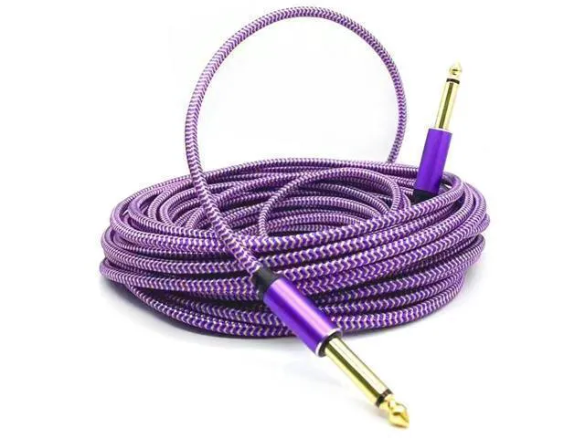 Alt view image 2 of 3 - Aomoproing 6.5mm audio cable male-to-male audio mixer amplifier microphone 6.35m