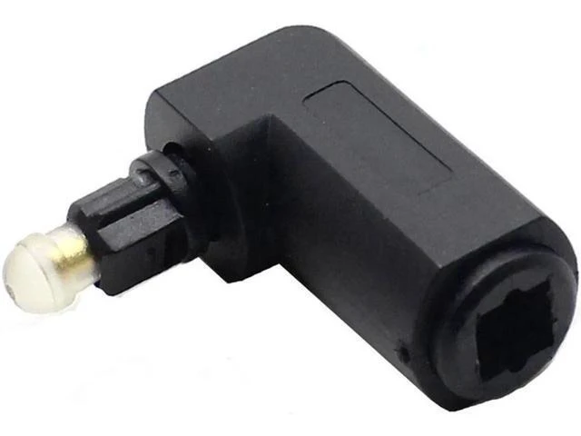 Alt view image 2 of 6 - 20pcs Toslink 90 Degree Optical Audio Cable Adapter Male to Female Right Angle 3