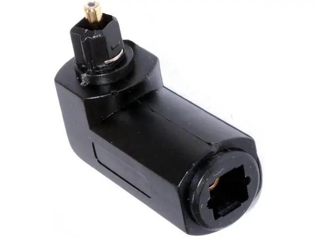 Alt view image 4 of 6 - 20pcs Toslink 90 Degree Optical Audio Cable Adapter Male to Female Right Angle 3