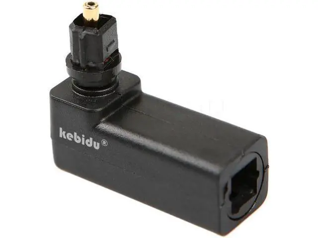 Alt view image 5 of 6 - 20pcs Toslink 90 Degree Optical Audio Cable Adapter Male to Female Right Angle 3