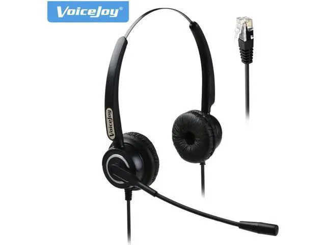 Main image of Aomoproing Extra 2 Ear Pads+Binaural headset with mic for Call Center Telephone