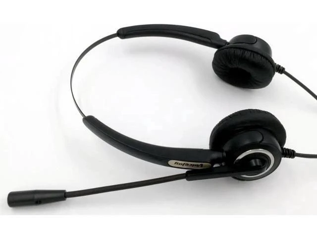 Alt view image 4 of 4 - Aomoproing Extra 2 Ear Pads+Binaural headset with mic for Call Center Telephone