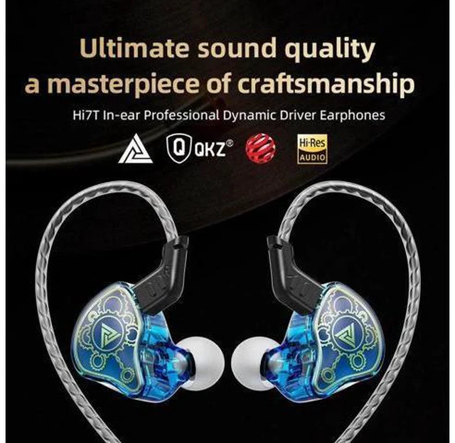 Alt view image 2 of 3 - Aomoproing QKZ Hi7T Mobile Headphones -Fitness Running Hi-Fi Wired BassHeadBest-