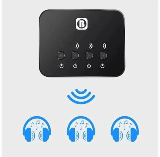 Alt view image 5 of 6 - 3-in-1 Bluetooth Transmitter Stereo Music Receiver Bluetooth 4.0 Wireless Audio