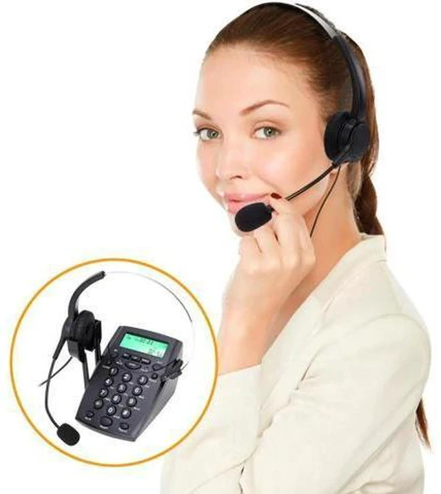 Main image of Aomoproing 2018 HT500 Headset Telephone Desk Phone Headphones Headset Hands- Cal