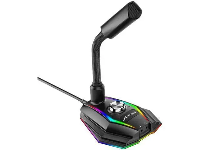 Main image of USB Microphone HD Sound Card With Speaker Headset Jack Free Drive Noise Reductio
