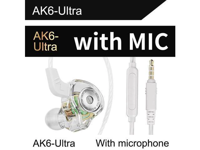 Alt view image 2 of 2 - QKZ AK6-Ultra n-ear Dynamik Transducer Headphones, Mobile Monitoring, Headphones