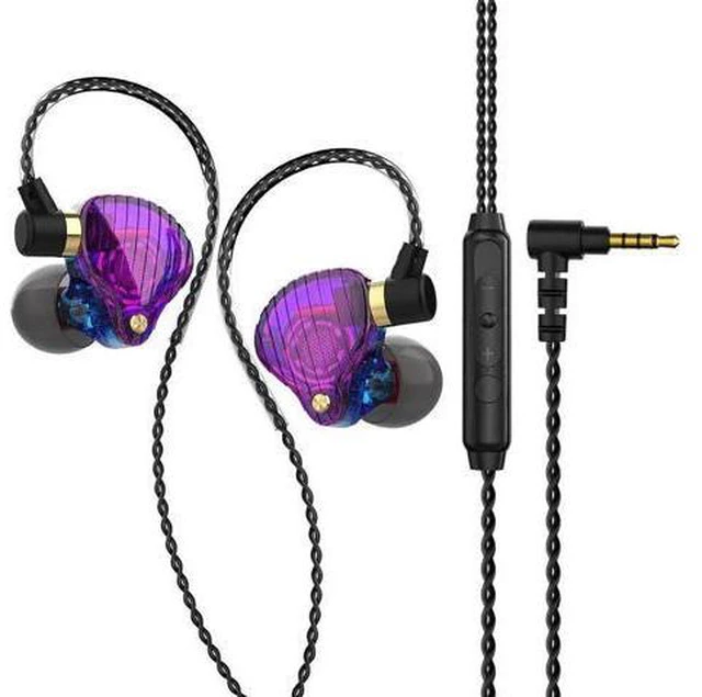 Main image of QKZ SK3 Dynamic Headphone HiFi Audio Headphones with Microphone, Line ControlCom