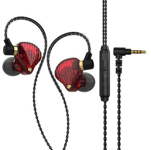 Main image of QKZ SK3 Dynamic Headphone HiFi Audio Headphones with Microphone, Line ControlCom