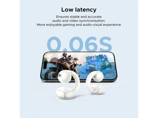 Alt view image 2 of 7 - UGREEN Open Ear Wireless Headphones Bluetooth 5.4, 12mm Driver Sports Earphones