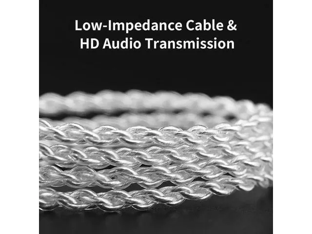 Alt view image 4 of 5 - QKZ TC100 in Ear Monitor Cable,Type-C Plug with Microphone IEM Cable, Replacemen