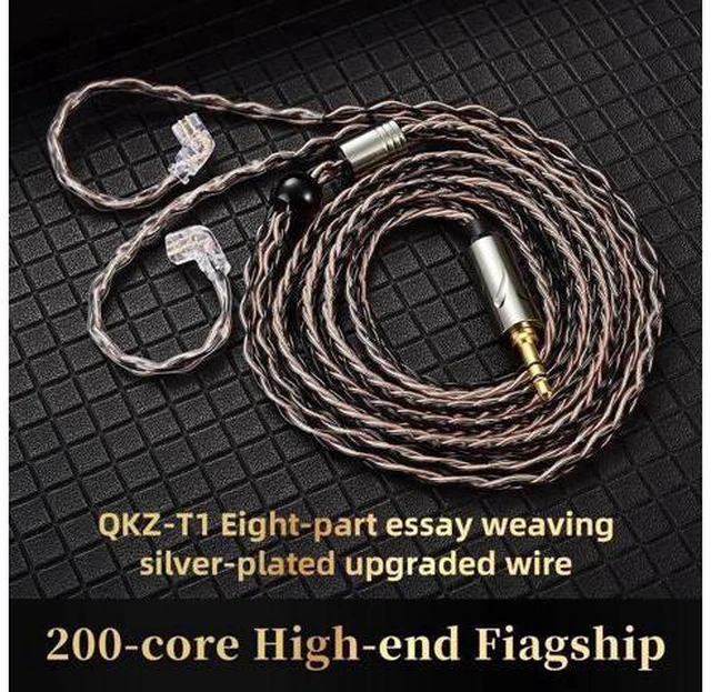 Main image of QKZ Tl Eight-Section Silver Plated Upgrade Cable -Silver Plated Upgrade Cable -3