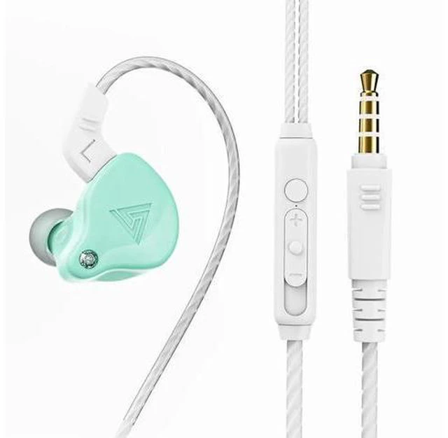 Main image of QKZ AK6 sports headphones, in-earstyle, with remote control and microphone,featu
