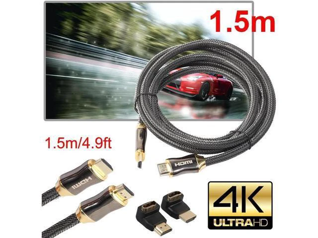 Alt view image 2 of 6 - Wire 1m/1.5m/2m/3m/5m/10m Ultra HD HDMI Cable V2.0 + Ethernet HDTV 2160p 4K 3D+9