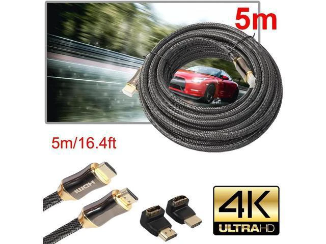 Alt view image 3 of 6 - Wire 1m/1.5m/2m/3m/5m/10m Ultra HD HDMI Cable V2.0 + Ethernet HDTV 2160p 4K 3D+9