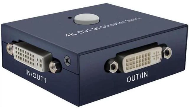 Main image of HDMI Switch 4K@30Hz 2X1 DVI Bi-Directional HDMI Switcher UHD 4Kx2K Splitter for