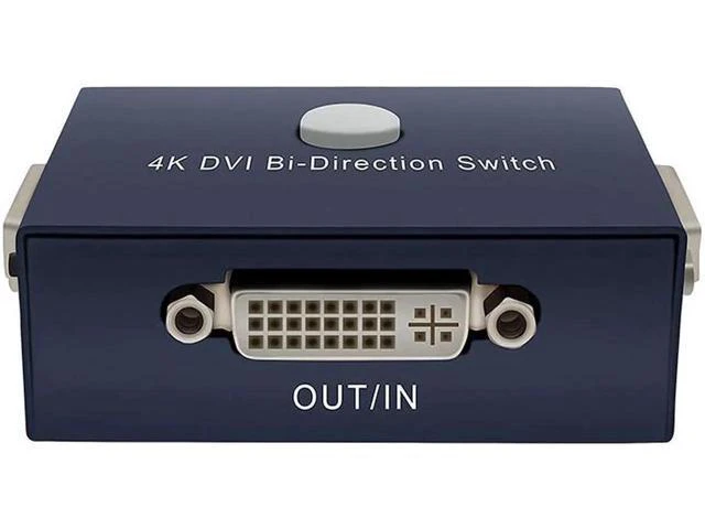 Alt view image 3 of 6 - HDMI Switch 4K@30Hz 2X1 DVI Bi-Directional HDMI Switcher UHD 4Kx2K Splitter for