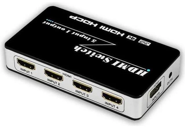 Alt view image 4 of 6 - 3D 4K HDMI Switch 5x1 Switcher Converter Adapter IR Remote for MI Box3 PS3 PS4 P