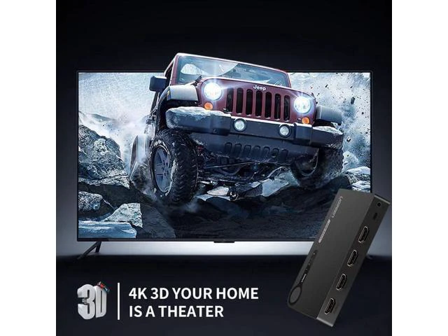 Alt view image 2 of 6 - HDMI Splitter Switch 3 Input 1 Output 4K HDMI Switcher for PC Laptop XBOX 360 PS