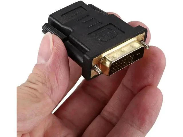 Alt view image 5 of 5 - Dual Link 24+1 Male to HDMI with Adapter Connector 1080P HDMI Male to VGA Female