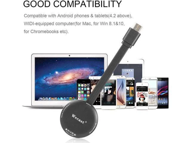 Alt view image 3 of 6 - Miracast HD 1080P HDMI Wireless WIFI Display Adapter for Android Smartphone/Tabl